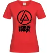 Жіноча футболка Linkin park broken logo Червоний фото