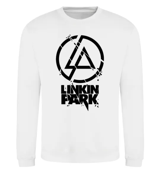 Свитшот Linkin park broken logo Белый фото