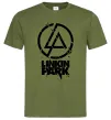 Чоловіча футболка Linkin park broken logo Оливковий Чоловіча футболка Linkin park broken logo Оливковий фото