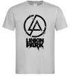 Чоловіча футболка Linkin park broken logo Сірий Чоловіча футболка Linkin park broken logo Сірий фото