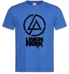Чоловіча футболка Linkin park broken logo Яскраво-синій Чоловіча футболка Linkin park broken logo Яскраво-синій фото