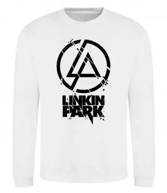 Свитшот Linkin park broken logo Белый фото