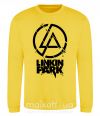Свитшот Linkin park broken logo Солнечно желтый фото