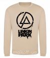 Світшот Linkin park broken logo Пісочний фото