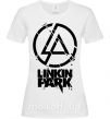 Женская футболка Linkin park broken logo Белый фото