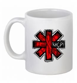 Чашка керамическая Red hot chili peppers logo