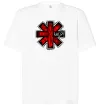Футболка Оверсайз Red hot chili peppers logo Белый фото