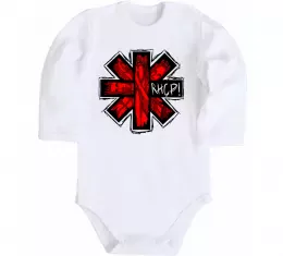 Детский боди Red Hot Chili Peppers the getaway Белый фото