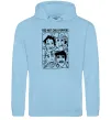 Чоловіча толстовка (худі) Red hot chili peppers faces Блакитний фото