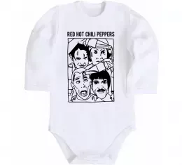 Детский боди Red Hot Chili Peppers the getaway Белый фото