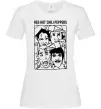 Женская футболка Red hot chili peppers faces Белый Женская футболка Red hot chili peppers faces Белый фото