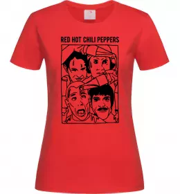 Женская футболка Red Hot Chili Peppers octopus Черный фото
