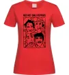 Женская футболка Red hot chili peppers faces Красный Женская футболка Red hot chili peppers faces Красный фото