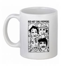 Чашка керамическая Red hot chili peppers faces