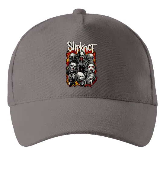 Кепка Slipknot logo Серый фото