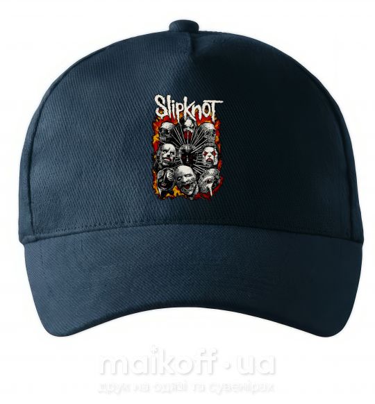 Кепка Slipknot logo Темно-синий фото