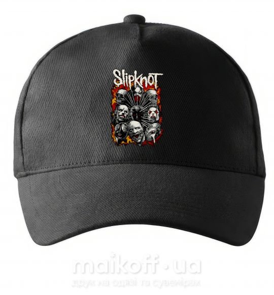 Кепка Slipknot logo Чорний фото