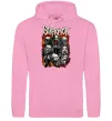 Чоловіча толстовка (худі) Slipknot logo Рожевий фото