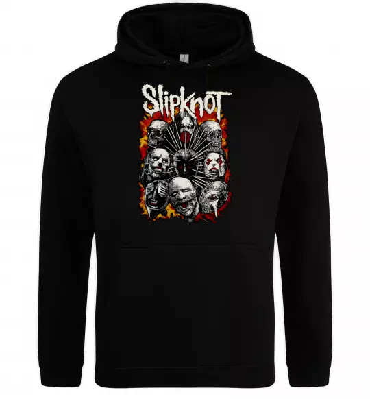 Женская толстовка (худи) Slipknot logo Черный фото