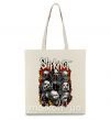 Эко-сумка Slipknot logo Бежевый фото