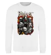 Свитшот Slipknot logo Белый фото