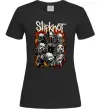 Женская футболка Slipknot logo Черный Женская футболка Slipknot logo Черный фото