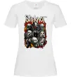 Женская футболка Slipknot logo Белый Женская футболка Slipknot logo Белый фото