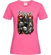 Женская футболка Slipknot logo Ярко-розовый Женская футболка Slipknot logo Ярко-розовый фото