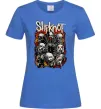 Женская футболка Slipknot logo Ярко-синий Женская футболка Slipknot logo Ярко-синий фото
