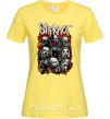 Жіноча футболка Slipknot logo Лимонний фото
