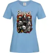 Женская футболка Slipknot logo Голубой Женская футболка Slipknot logo Голубой фото