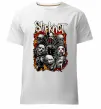 Мужская премиум футболка Slipknot logo Белый фото