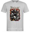 Мужская футболка Slipknot logo Серый фото