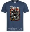 Чоловіча футболка Slipknot logo Темно-синій фото