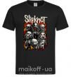 Мужская футболка Slipknot logo Черный фото