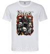 Мужская футболка Slipknot logo Белый фото