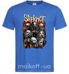 Мужская футболка Slipknot logo Ярко-синий фото