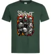 Чоловіча футболка Slipknot logo Темно-зелений фото
