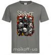 Мужская футболка Slipknot logo Графит фото