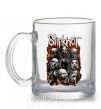 Чашка скляна Slipknot logo Прозорий фото