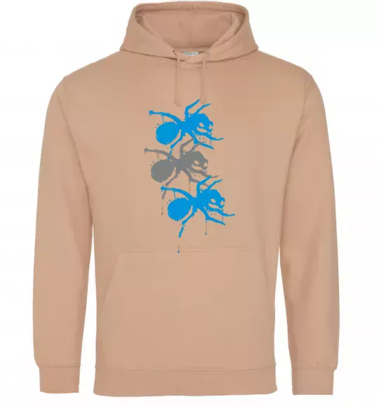 Женская толстовка (худи) The prodigy ant Песочный фото