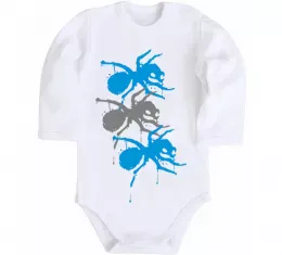 Детский боди The prodigy ant Белый фото