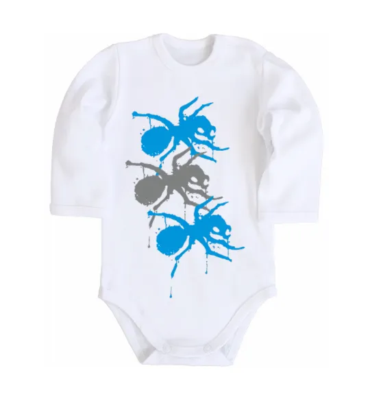 Дитячий бодік The prodigy ant Білий фото