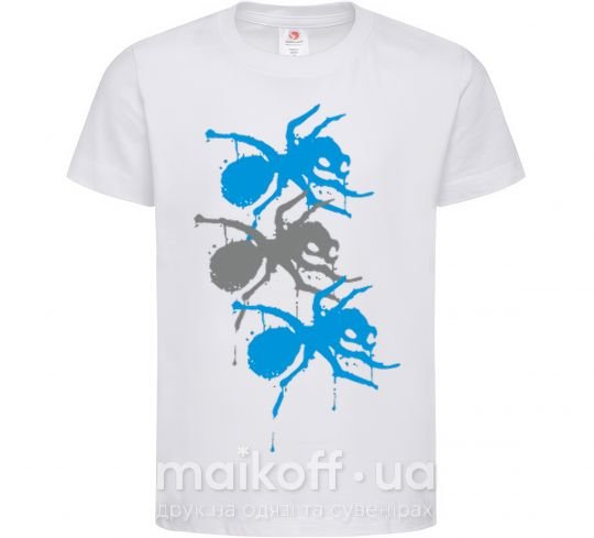 Детская футболка The prodigy ant Белый фото