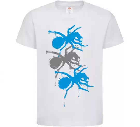Дитяча футболка The prodigy ant Білий фото