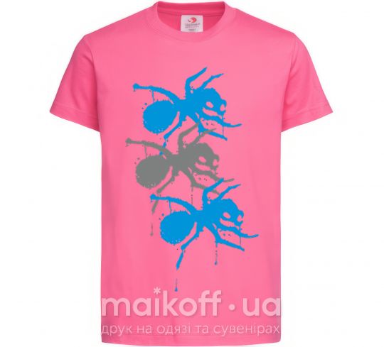 Детская футболка The prodigy ant Ярко-розовый фото