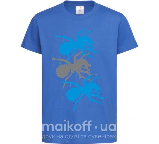 Детская футболка The prodigy ant Ярко-синий фото