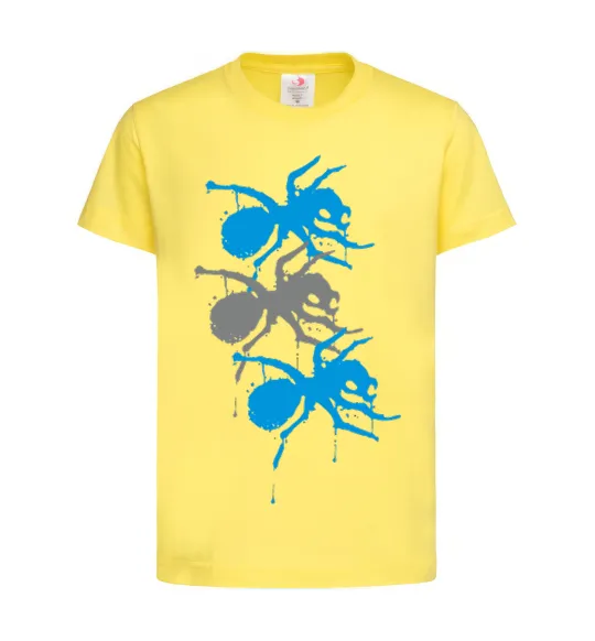 Дитяча футболка The prodigy ant Лимонний фото