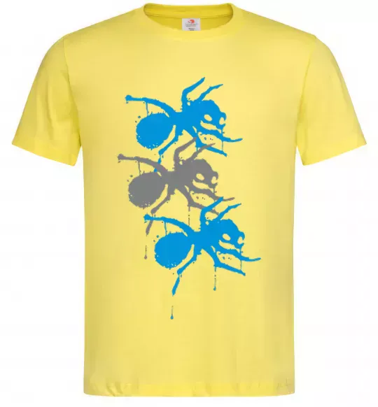 Мужская футболка The prodigy ant Лимонный фото