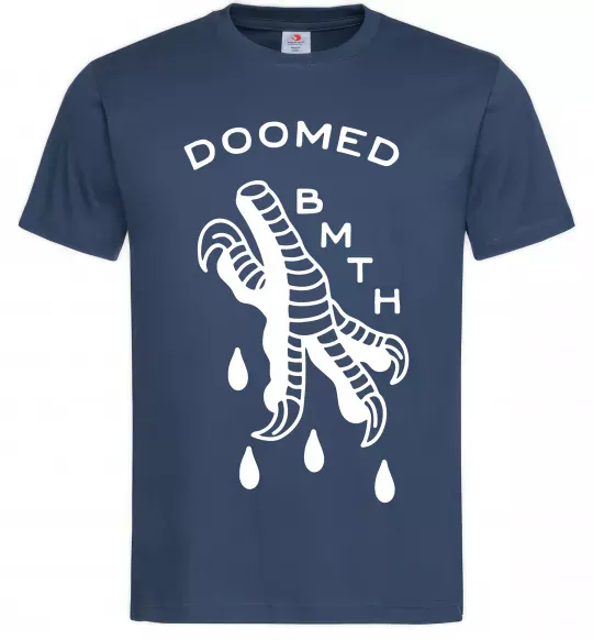 Чоловіча футболка Doomed Bring Me the Horizon Темно-синій фото